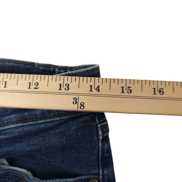 Loft Legging Jean Mid Rise Womens Size 27/4 Stretch Dark Wash Denim - Picture 13 of 15